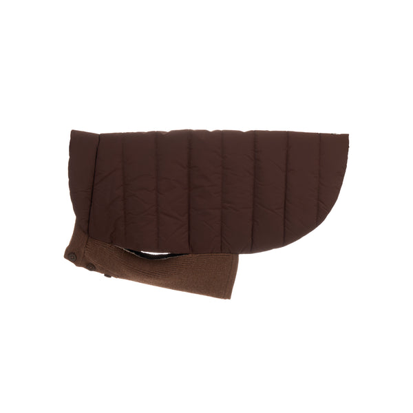 Mungo & Maud Luxury Dog & Cat Outfitters Beetle Dog Coat Brown