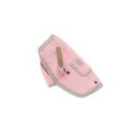 Mungo & Maud Luxury Dog & Cat Outfitters Bauhaus Leather Dog Collar Brown Pink Archer Merino Dog Pullover Pink