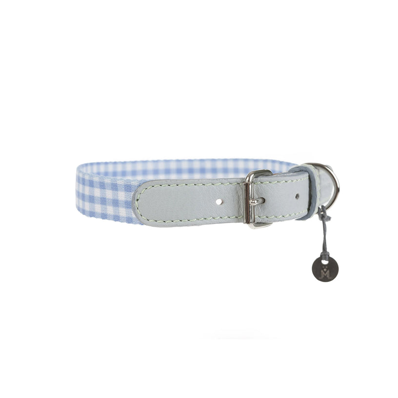 Clara Check Dog Collar
